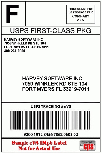 template for shipping label